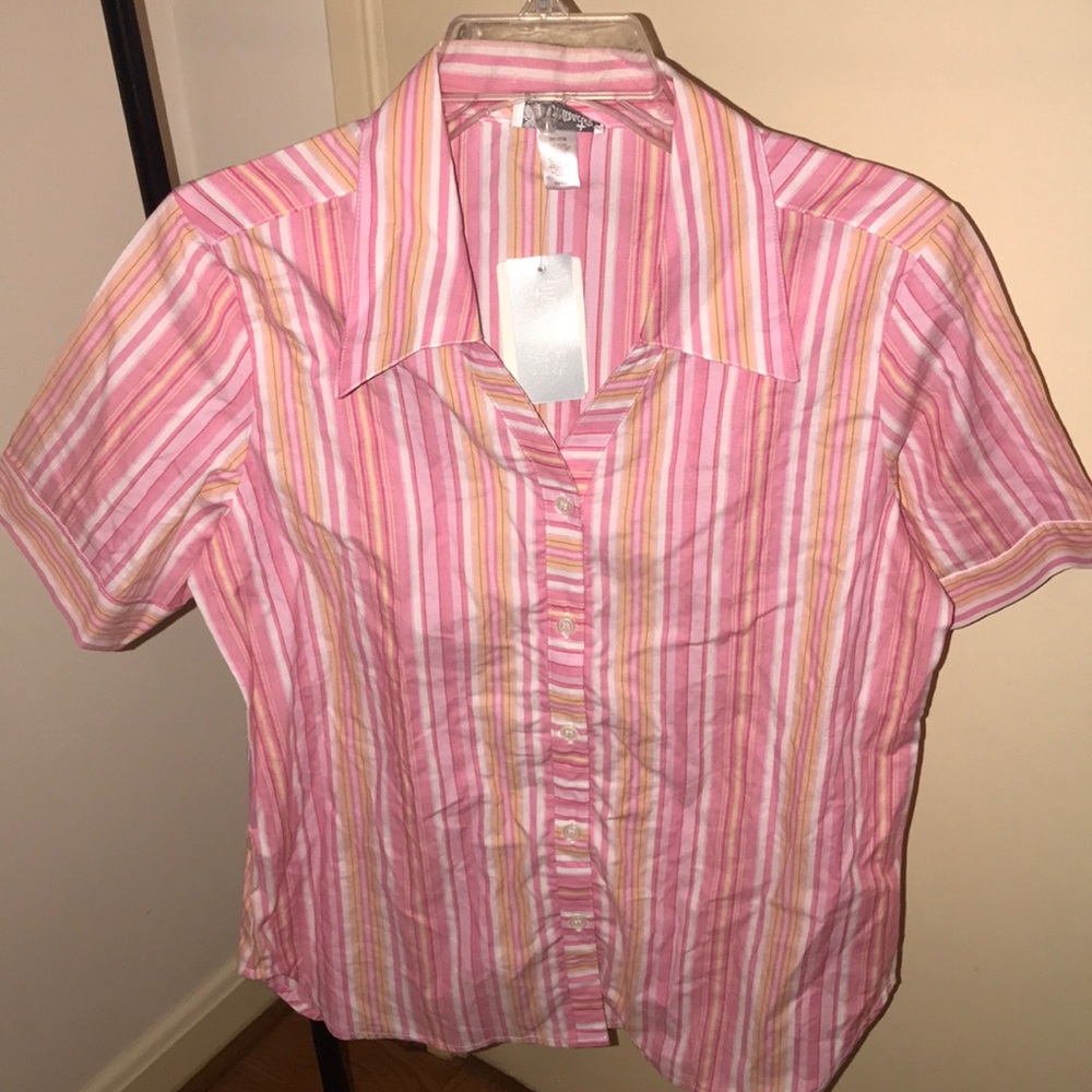 Women’s short sleeve collared shirt